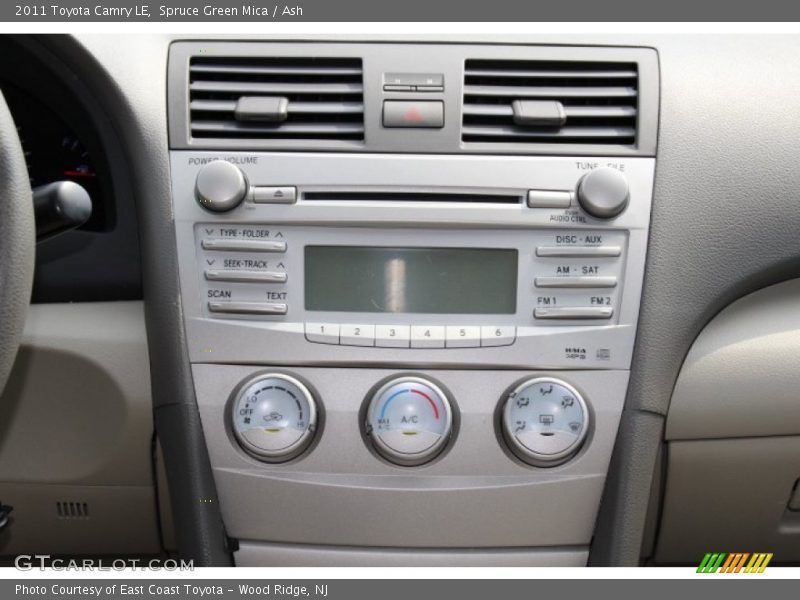 Spruce Green Mica / Ash 2011 Toyota Camry LE