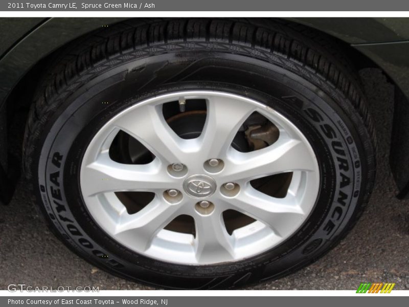 Spruce Green Mica / Ash 2011 Toyota Camry LE