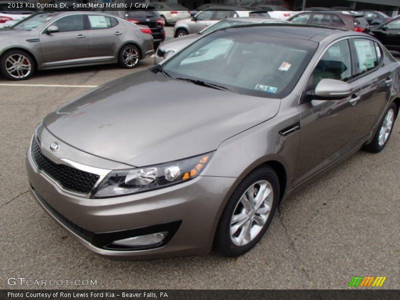 Satin Metal Metallic / Gray 2013 Kia Optima EX