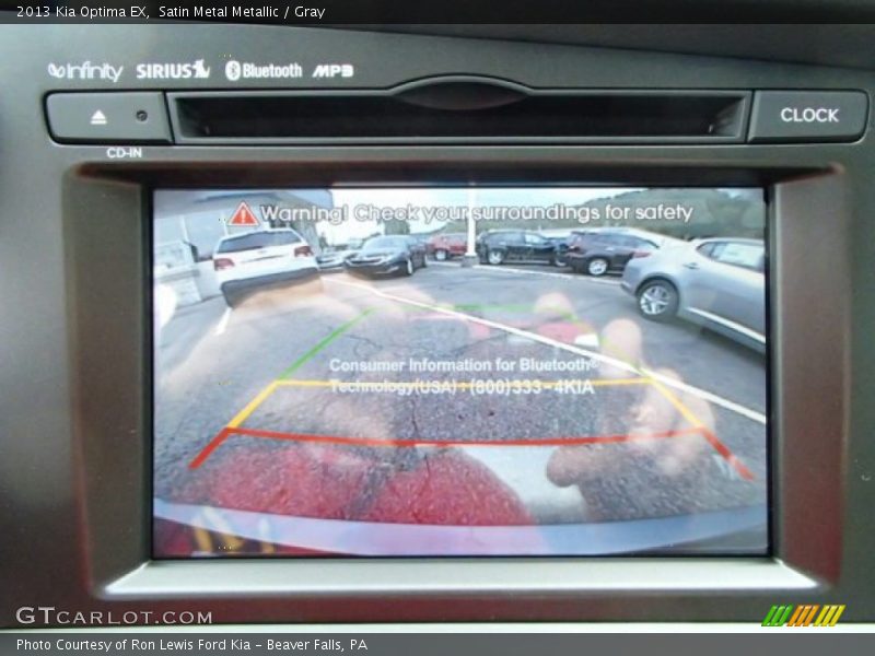 Satin Metal Metallic / Gray 2013 Kia Optima EX