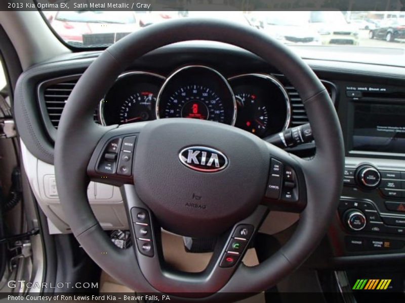 Satin Metal Metallic / Gray 2013 Kia Optima EX