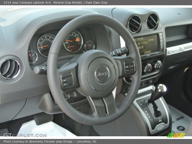 Mineral Gray Metallic / Dark Slate Gray 2014 Jeep Compass Latitude 4x4