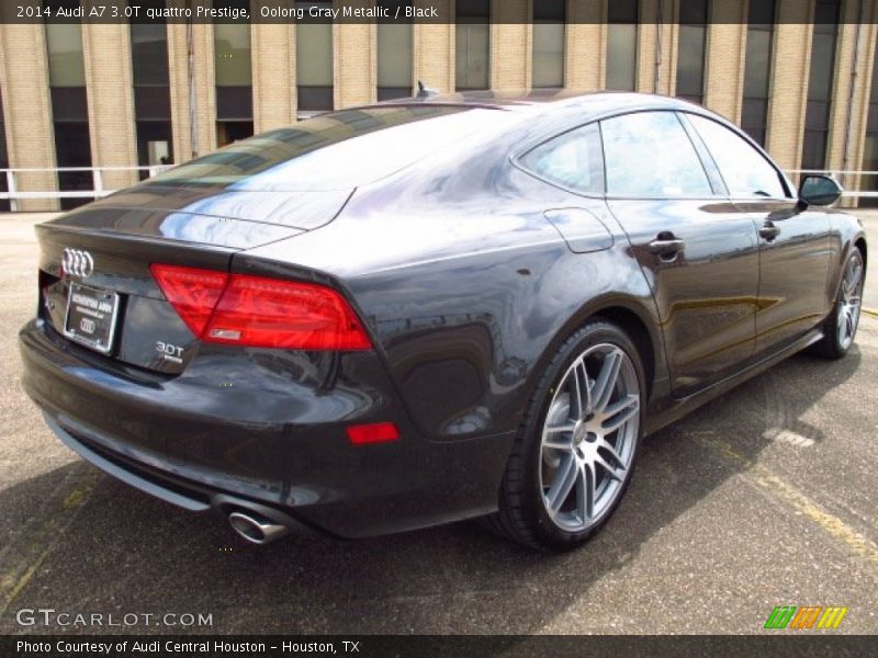 Oolong Gray Metallic / Black 2014 Audi A7 3.0T quattro Prestige