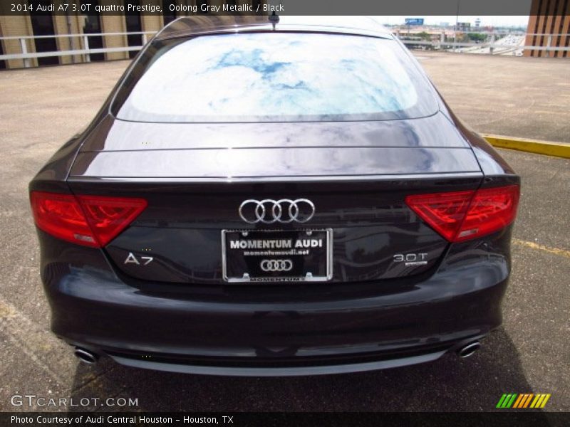 Oolong Gray Metallic / Black 2014 Audi A7 3.0T quattro Prestige
