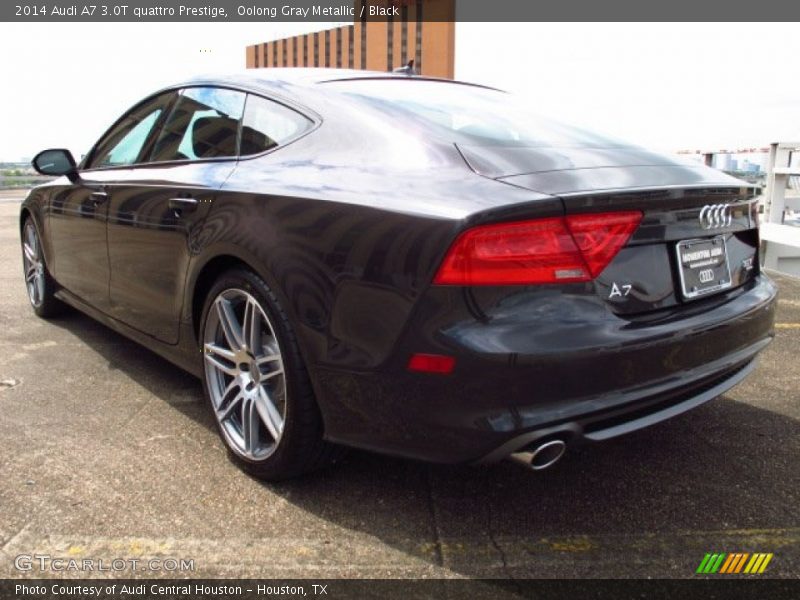 Oolong Gray Metallic / Black 2014 Audi A7 3.0T quattro Prestige