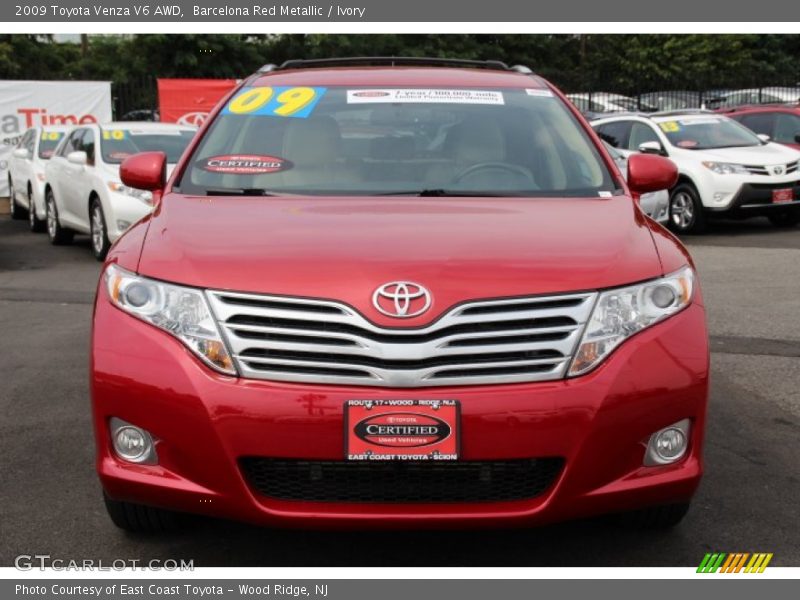 Barcelona Red Metallic / Ivory 2009 Toyota Venza V6 AWD