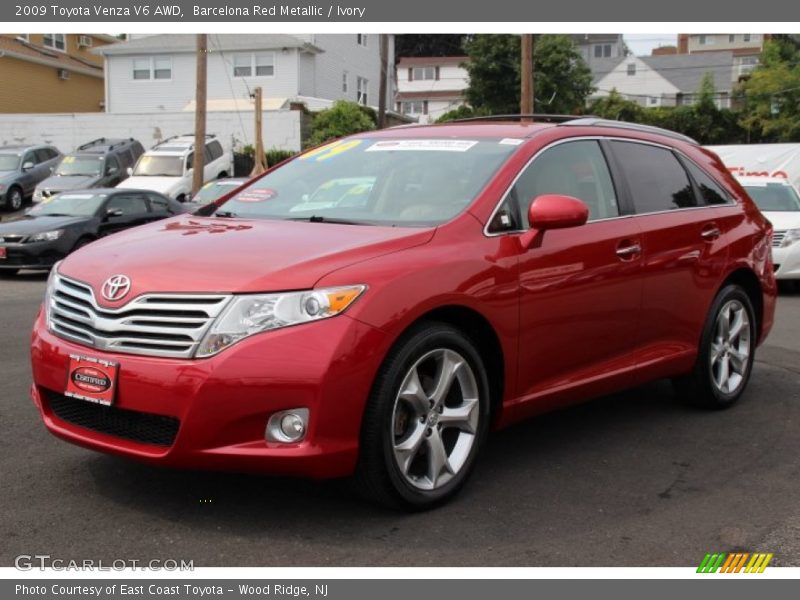 Barcelona Red Metallic / Ivory 2009 Toyota Venza V6 AWD
