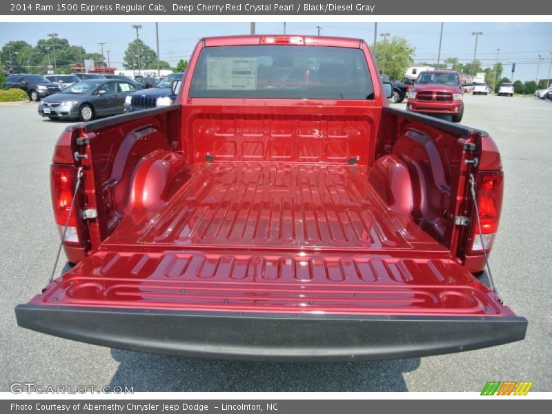 Deep Cherry Red Crystal Pearl / Black/Diesel Gray 2014 Ram 1500 Express Regular Cab