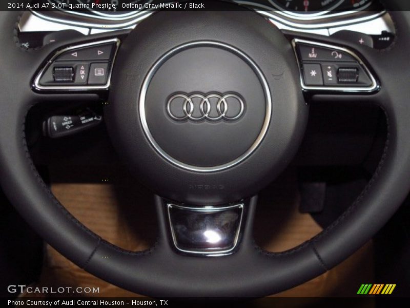 Oolong Gray Metallic / Black 2014 Audi A7 3.0T quattro Prestige