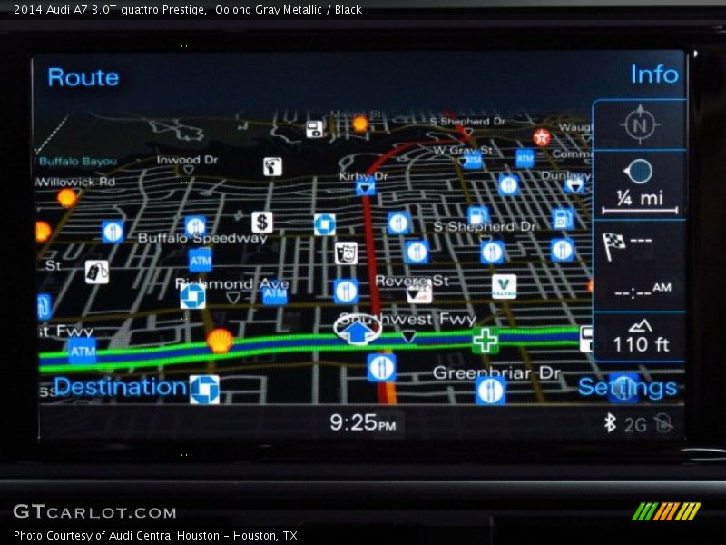 Oolong Gray Metallic / Black 2014 Audi A7 3.0T quattro Prestige