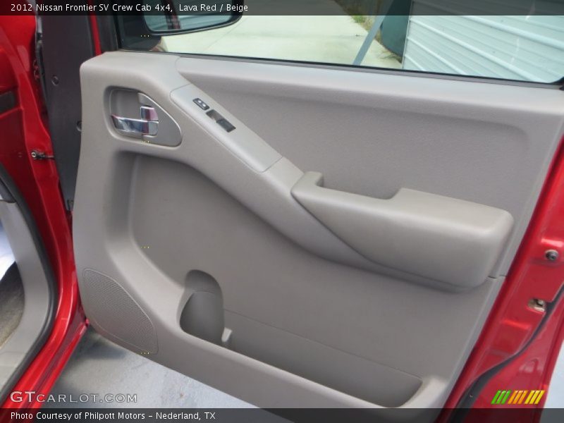 Lava Red / Beige 2012 Nissan Frontier SV Crew Cab 4x4