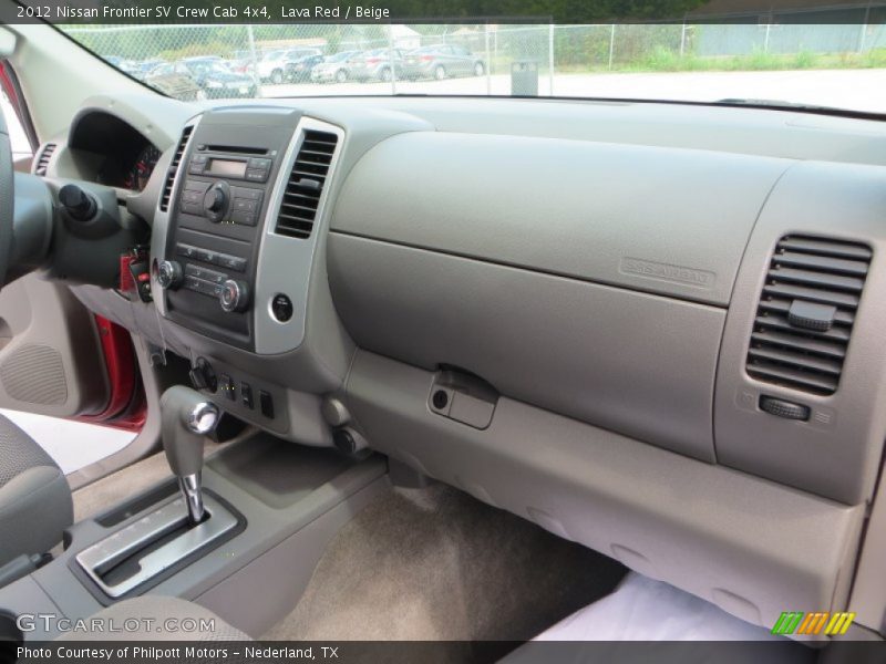 Lava Red / Beige 2012 Nissan Frontier SV Crew Cab 4x4
