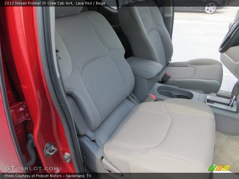 Lava Red / Beige 2012 Nissan Frontier SV Crew Cab 4x4
