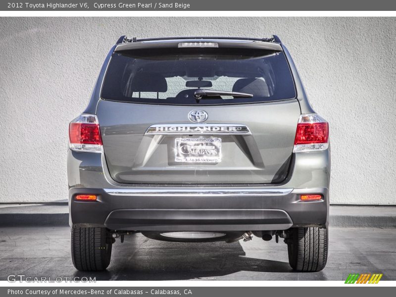 Cypress Green Pearl / Sand Beige 2012 Toyota Highlander V6
