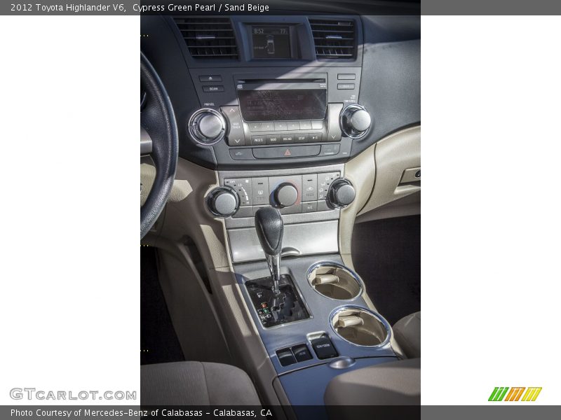 Cypress Green Pearl / Sand Beige 2012 Toyota Highlander V6