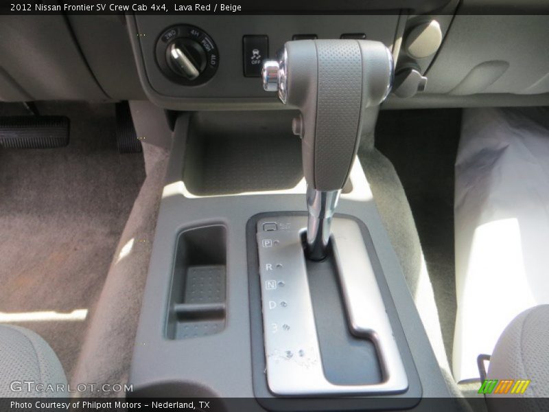 Lava Red / Beige 2012 Nissan Frontier SV Crew Cab 4x4