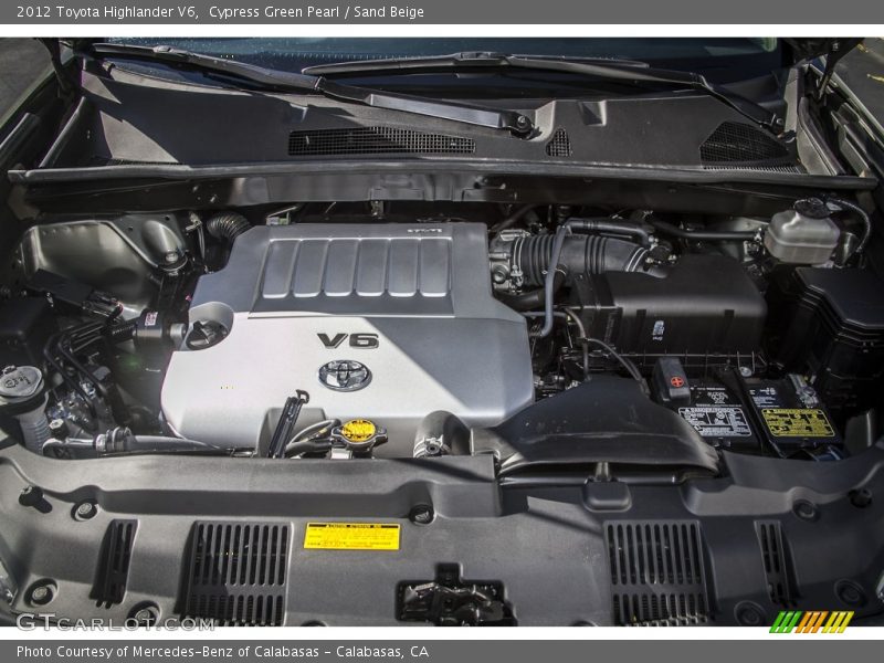 Cypress Green Pearl / Sand Beige 2012 Toyota Highlander V6
