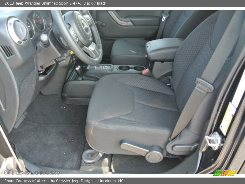 Black / Black 2013 Jeep Wrangler Unlimited Sport S 4x4