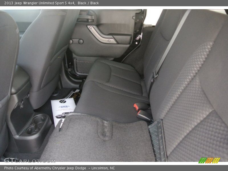 Black / Black 2013 Jeep Wrangler Unlimited Sport S 4x4