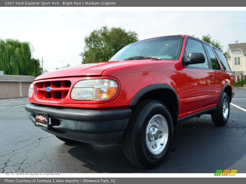 Bright Red / Medium Graphite 1997 Ford Explorer Sport 4x4