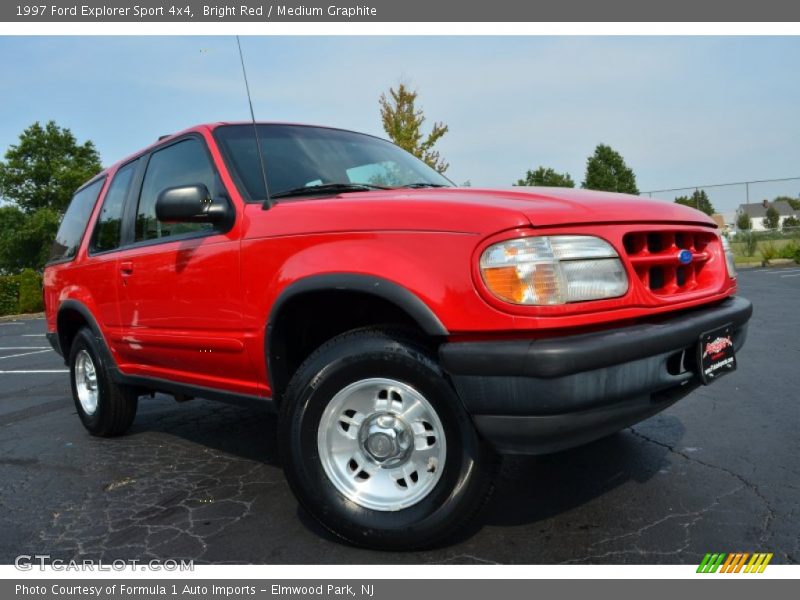 Bright Red / Medium Graphite 1997 Ford Explorer Sport 4x4