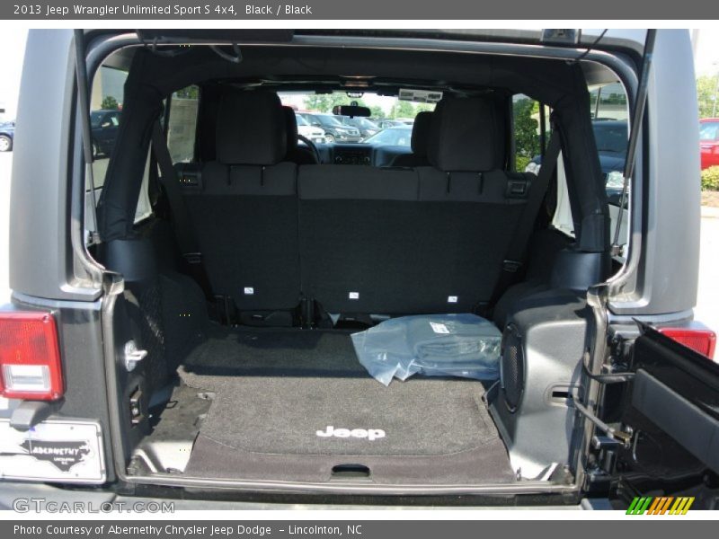 Black / Black 2013 Jeep Wrangler Unlimited Sport S 4x4