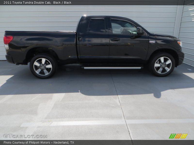 Black / Black 2011 Toyota Tundra Double Cab