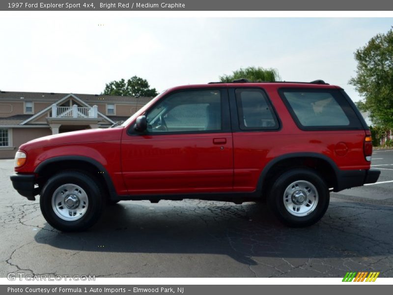 Bright Red / Medium Graphite 1997 Ford Explorer Sport 4x4