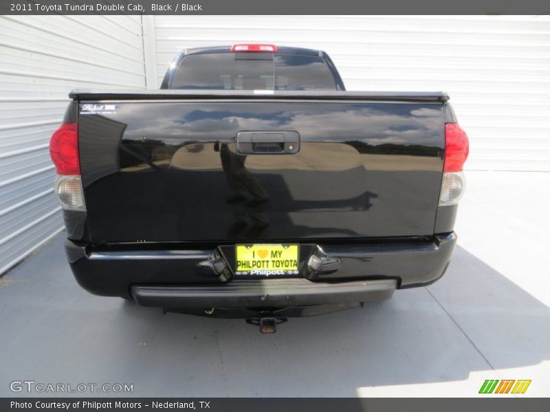 Black / Black 2011 Toyota Tundra Double Cab