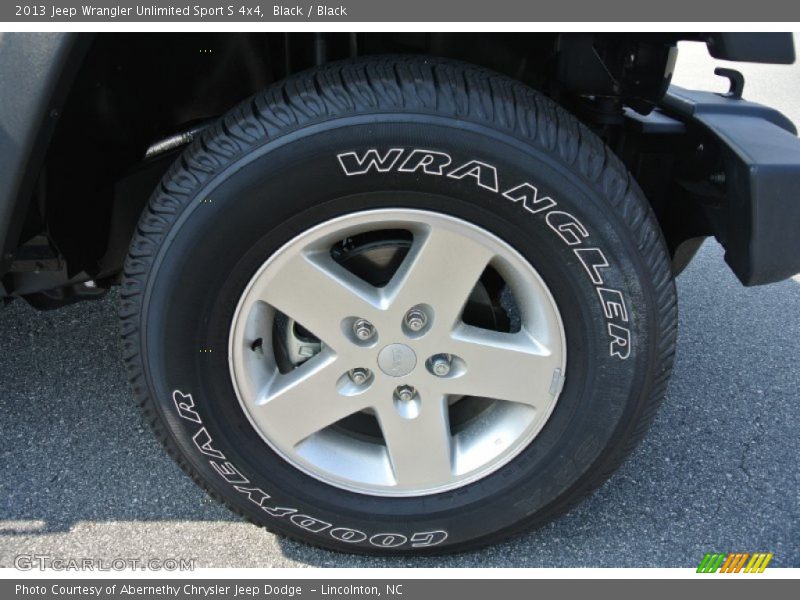 Black / Black 2013 Jeep Wrangler Unlimited Sport S 4x4