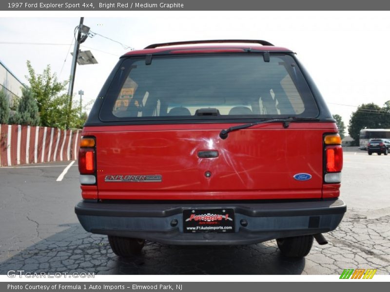 Bright Red / Medium Graphite 1997 Ford Explorer Sport 4x4