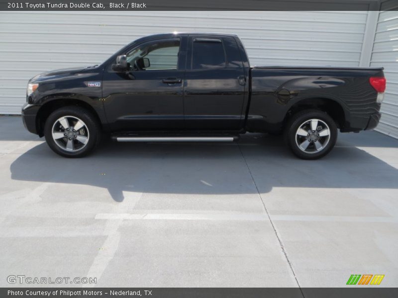 Black / Black 2011 Toyota Tundra Double Cab