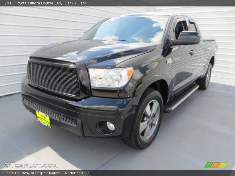 Black / Black 2011 Toyota Tundra Double Cab