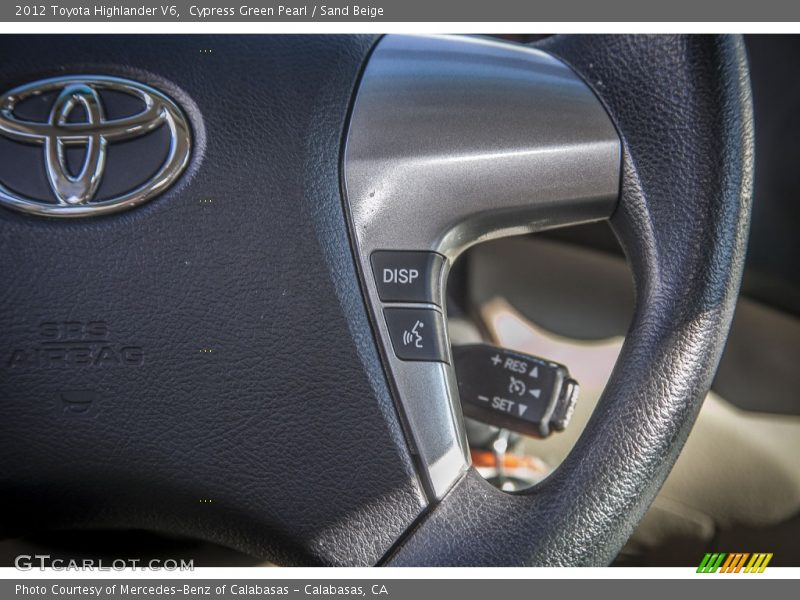 Cypress Green Pearl / Sand Beige 2012 Toyota Highlander V6