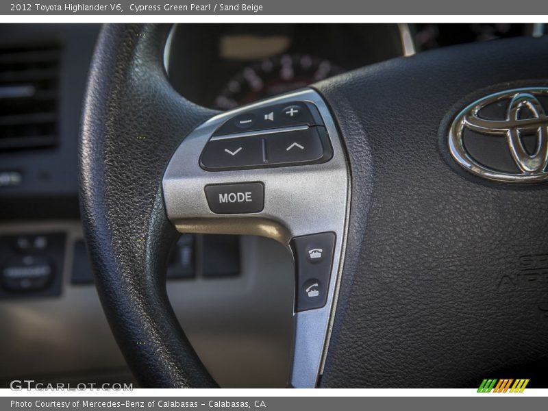 Cypress Green Pearl / Sand Beige 2012 Toyota Highlander V6
