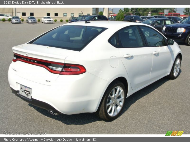 Bright White / Black 2013 Dodge Dart SXT