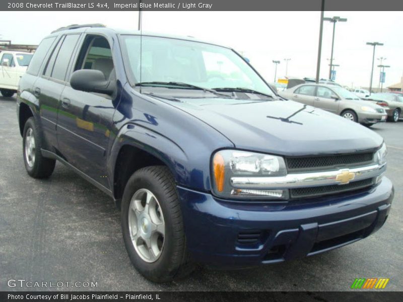 Imperial Blue Metallic / Light Gray 2008 Chevrolet TrailBlazer LS 4x4
