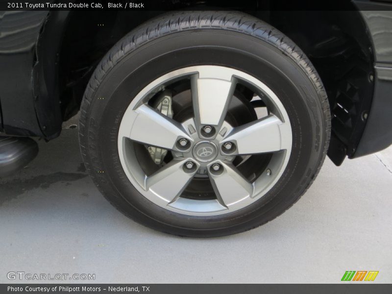 Black / Black 2011 Toyota Tundra Double Cab