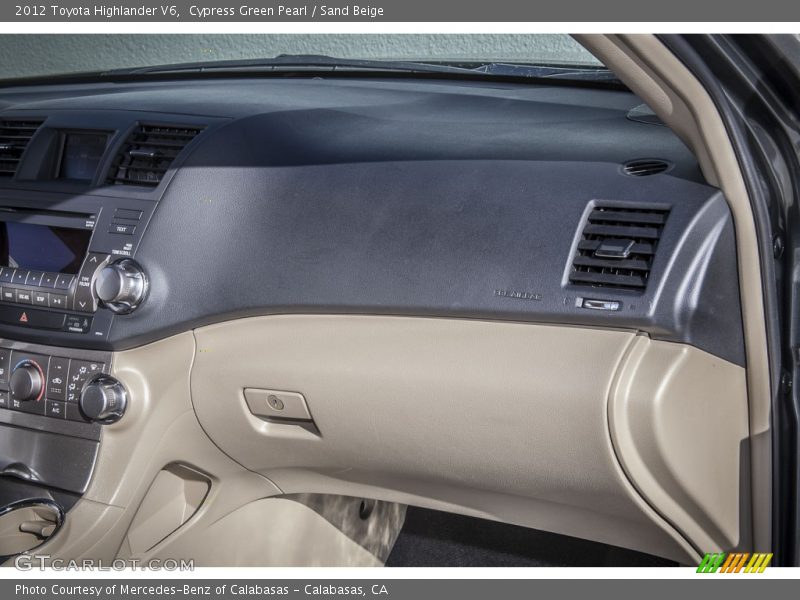 Cypress Green Pearl / Sand Beige 2012 Toyota Highlander V6
