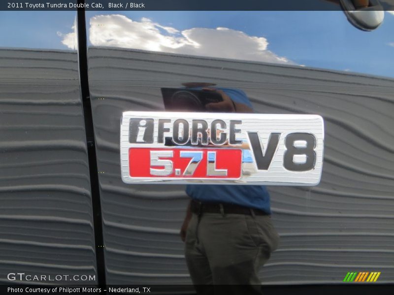 Black / Black 2011 Toyota Tundra Double Cab