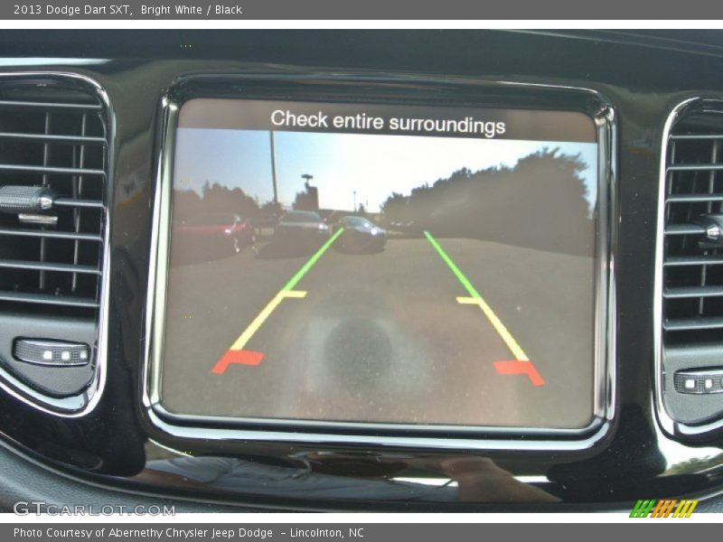 Bright White / Black 2013 Dodge Dart SXT
