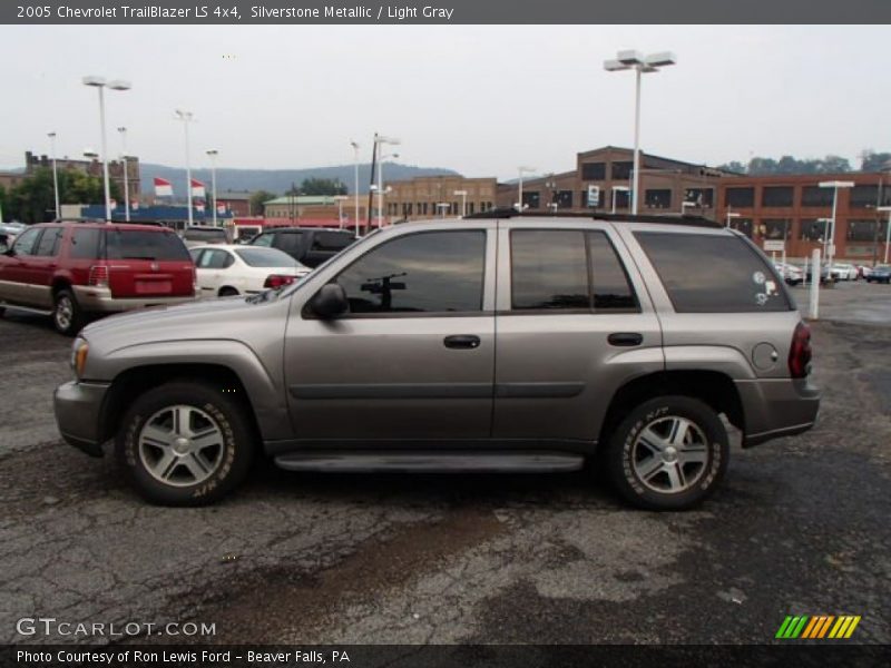 Silverstone Metallic / Light Gray 2005 Chevrolet TrailBlazer LS 4x4