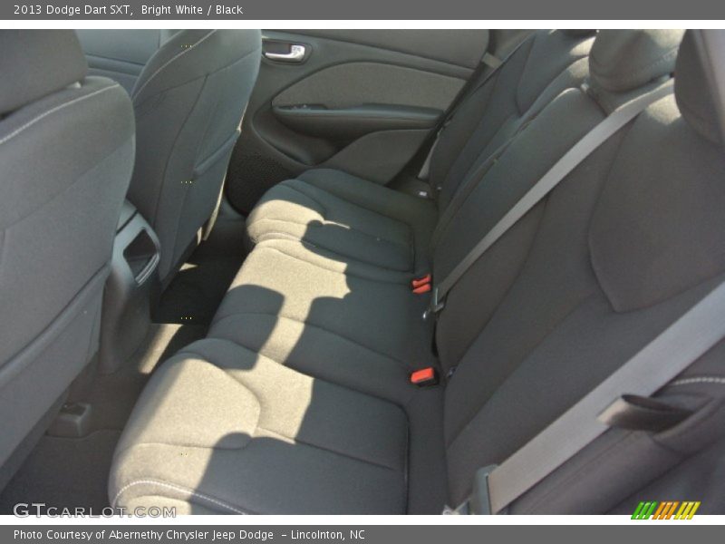 Bright White / Black 2013 Dodge Dart SXT