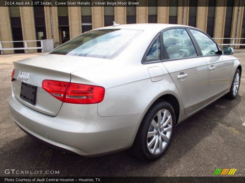 Cuvee Silver Metallic / Velvet Beige/Moor Brown 2014 Audi A4 2.0T Sedan