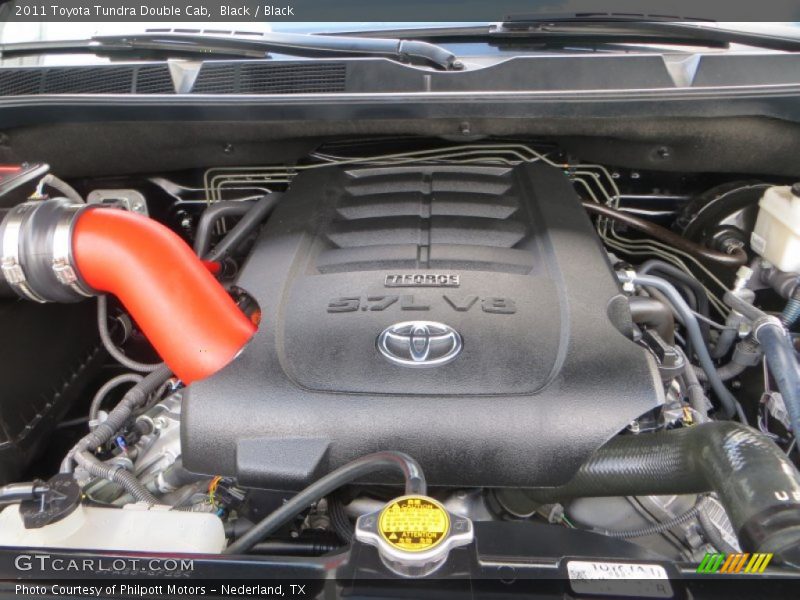 Black / Black 2011 Toyota Tundra Double Cab