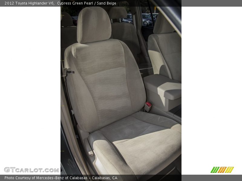 Cypress Green Pearl / Sand Beige 2012 Toyota Highlander V6