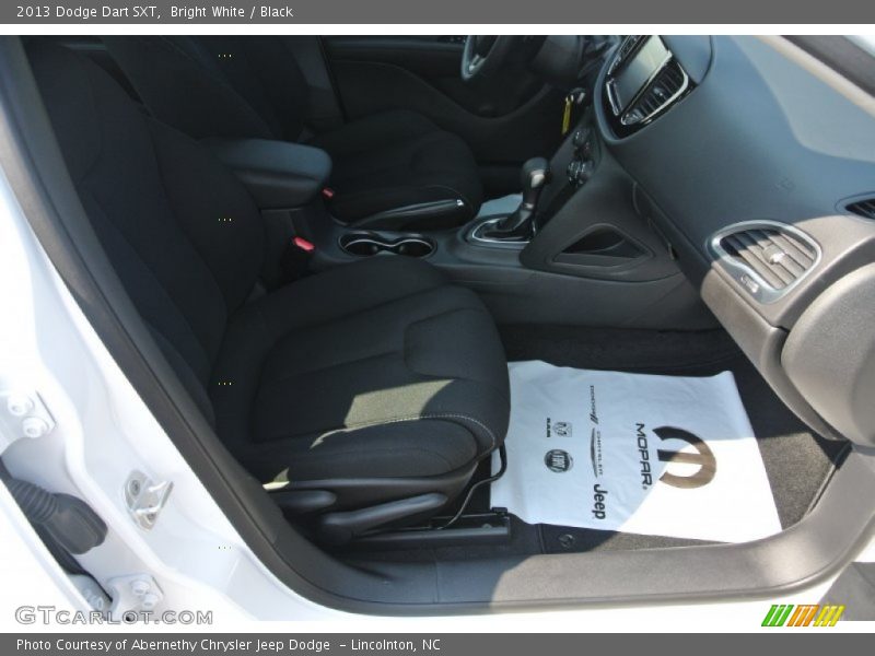Bright White / Black 2013 Dodge Dart SXT