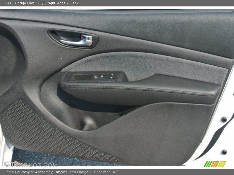 Bright White / Black 2013 Dodge Dart SXT