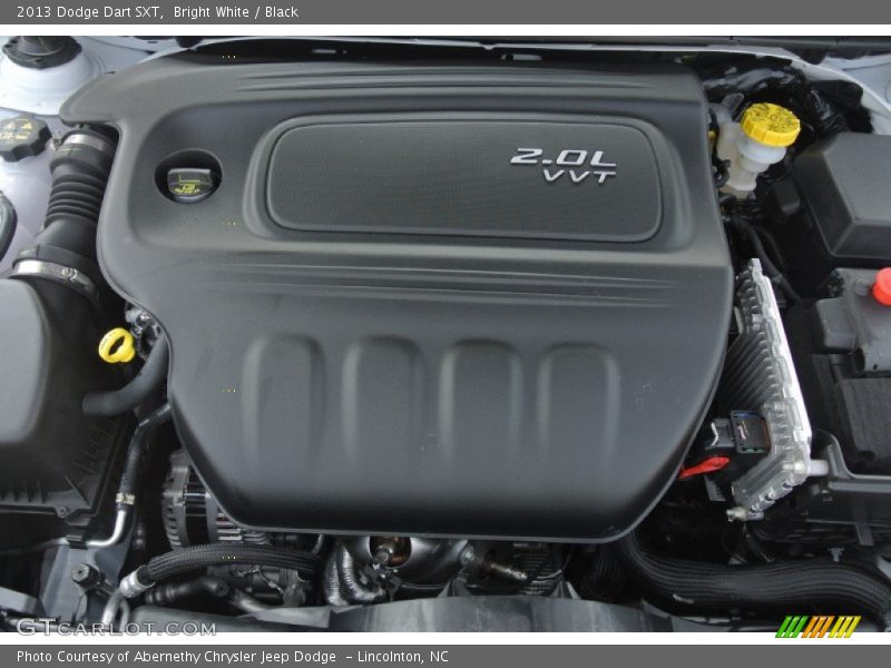 Bright White / Black 2013 Dodge Dart SXT