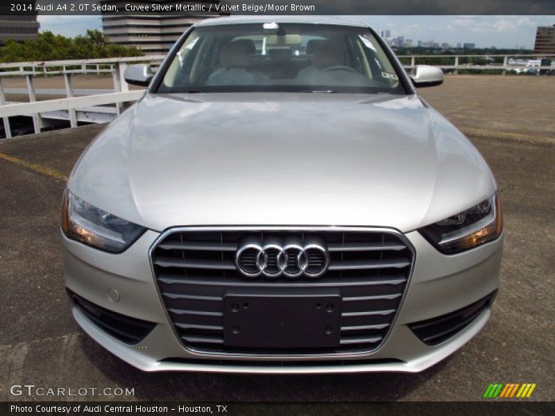 Cuvee Silver Metallic / Velvet Beige/Moor Brown 2014 Audi A4 2.0T Sedan